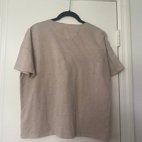 Wishlist Tan Flowy at-Shirt - Size S - Picture 4 of 4